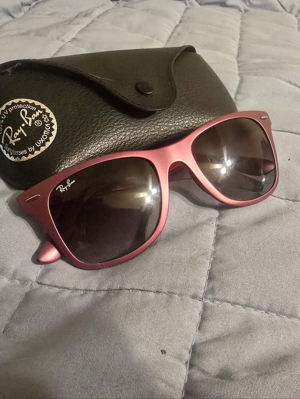 Ray-Ban RB4195 Wayfarer Liteforce Sunglasses - Pink